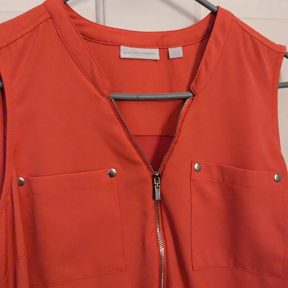NY&CO Knee Length Dress, Lightweight, Size Medium